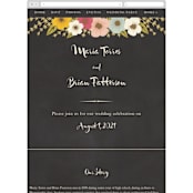 "Plentiful Blossoms" - Wedding Website in Soft Peach by Faith Harlow - Mobile Layout