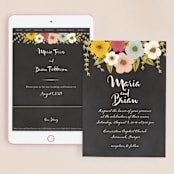 "Plentiful Blossoms" - Wedding Website in Soft Peach by Faith Harlow - Match Your Stationery