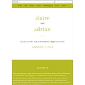 "float + celebrate" - Wedding Website in Celery by Float Paperie - Guest Management