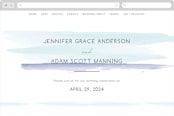 "Set Sail" - Wedding Website in Mediterranean by Sarah Brown - Desktop Design