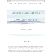 "Set Sail" - Wedding Website in Mediterranean by Sarah Brown - Guest Management
