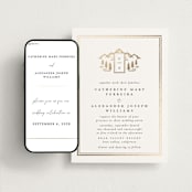 "Summit Serenity" - Wedding Website in Quartz by Ana de Sousa - Match Your Stationery