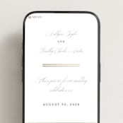 "Formally" - Wedding Website in Mist by Sarah Brown - Mobile Layout