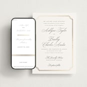 "Formally" - Wedding Website in Mist by Sarah Brown - Match Your Stationery