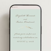 "Mountain Love" - Wedding Website in Dew by Petra Kern - Mobile Layout