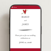 "Amore" - Wedding Website in Snow by Ani Somi - Mobile Layout