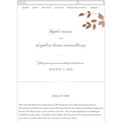 "Daydream" - Wedding Website in Rose Gold by Jennifer Postorino - Guest Management