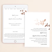 "Daydream" - Wedding Website in Rose Gold by Jennifer Postorino - Match Your Stationery
