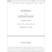 "The Minimalist" - Wedding Website in Air by lulu and isabelle - Guest Management