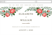 "Nature's Crest" - Wedding Website in Forest by Paper Sun Studio - Desktop Design