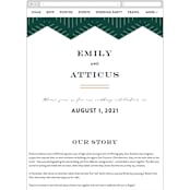 "Picture Perfect" - Wedding Website in Diamond by Amy Payne - Mobile Layout