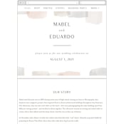 "Sculpture Garden" - Wedding Website in Desert by Hooray Creative - Guest Management