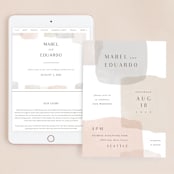 "Sculpture Garden" - Wedding Website in Desert by Hooray Creative - Match Your Stationery
