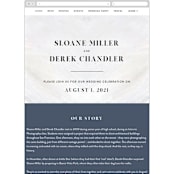 "wishful" - Wedding Website in Tide by Kate Ahn - Mobile Layout