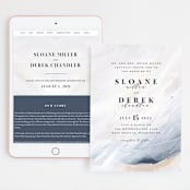 "wishful" - Wedding Website in Tide by Kate Ahn - Match Your Stationery