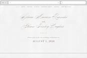 "Sonesta" - Wedding Website in Mineral by Hooray Creative - Desktop Design