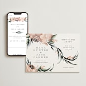 "Maya Rustica" - Wedding Website in Rose by Petra Kern - Match Your Stationery