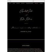 "Desire" - Wedding Website in Tuxedo by Jennifer Postorino - Guest Management