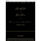 "Desire" - Wedding Website in Tuxedo by Jennifer Postorino - Mobile Layout