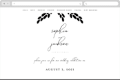 "Kindly Join Us" - Wedding Website in Pearl by Laura Hamm - Desktop Design