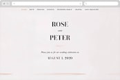 "Romantic" - Wedding Website in Earth by Lori Wemple - Desktop Design
