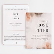 "Romantic" - Wedding Website in Earth by Lori Wemple - Match Your Stationery