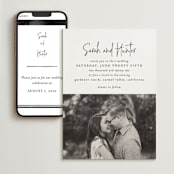 "Eloquent" - Wedding Website in Coal by Mansi Verma - Match Your Stationery