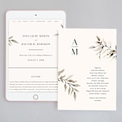 "Rural Romance" - Wedding Website in Sable by Chris Griffith - Match Your Stationery