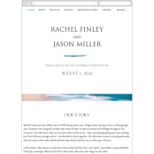 "Sand & Sun" - Wedding Website in Ocean by Nicole Walsh - Guest Management