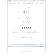 "muted mountains" - Wedding Website in Splendid Day by Deborah Chou - Guest Management