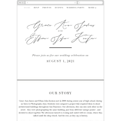 "first dance" - Wedding Website in Champagne by Kasia Labocki - Mobile Layout