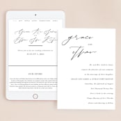 "first dance" - Wedding Website in Champagne by Kasia Labocki - Match Your Stationery