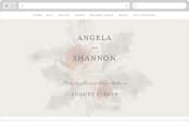 "rose drop" - Wedding Website in Rose by Cass Imagines - Desktop Design