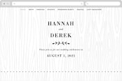 "Rustic Grain" - Wedding Website in Ashwood by Oma N. Ramkhelawan - Desktop Design