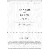 "Rustic Grain" - Wedding Website in Ashwood by Oma N. Ramkhelawan - Mobile Layout