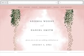 "veil sweet" - Wedding Website in Blush by Cass Imagines - Desktop Design