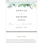 "Soft Eucalyptus" - Wedding Website in Garden by Yao Cheng Design - Guest Management