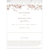 "ring box" - Wedding Website in Sunset by Phrosné Barwood - Mobile Layout