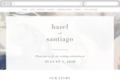 "marble majesty" - Wedding Website in Mountain Range by Hooray Creative - Desktop Design