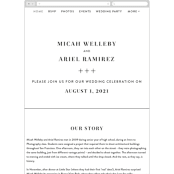 "Harmonie" - Wedding Website in Cloud by Carly Reed Walker - Guest Management