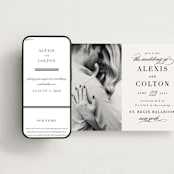 "Charming" - Wedding Website in Pearl by AK Graphics - Match Your Stationery