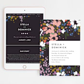 "spring dream" - Wedding Website in Onyx by Angela Marzuki - Match Your Stationery