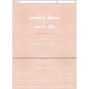 "Contemporary" - Wedding Website in Peony by Liz Conley - Guest Management