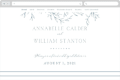 "Love Beyond Measure" - Wedding Website in Mineral by Oscar and Emma - Karly Depew - Desktop Design