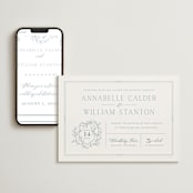 "Love Beyond Measure" - Wedding Website in Mineral by Oscar and Emma - Karly Depew - Match Your Stationery