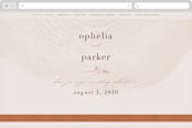 "a hundred years" - Wedding Website in Burnt Umber by Robin Ott - Desktop Design