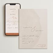 "a hundred years" - Wedding Website in Burnt Umber by Robin Ott - Match Your Stationery