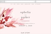 "pollen" - Wedding Website in Petal by Robin Ott - Desktop Design