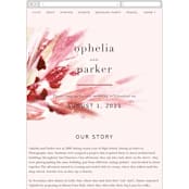 "pollen" - Wedding Website in Petal by Robin Ott - Guest Management