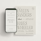 "Hayes" - Wedding Website in Forest by Blustery August - Match Your Stationery